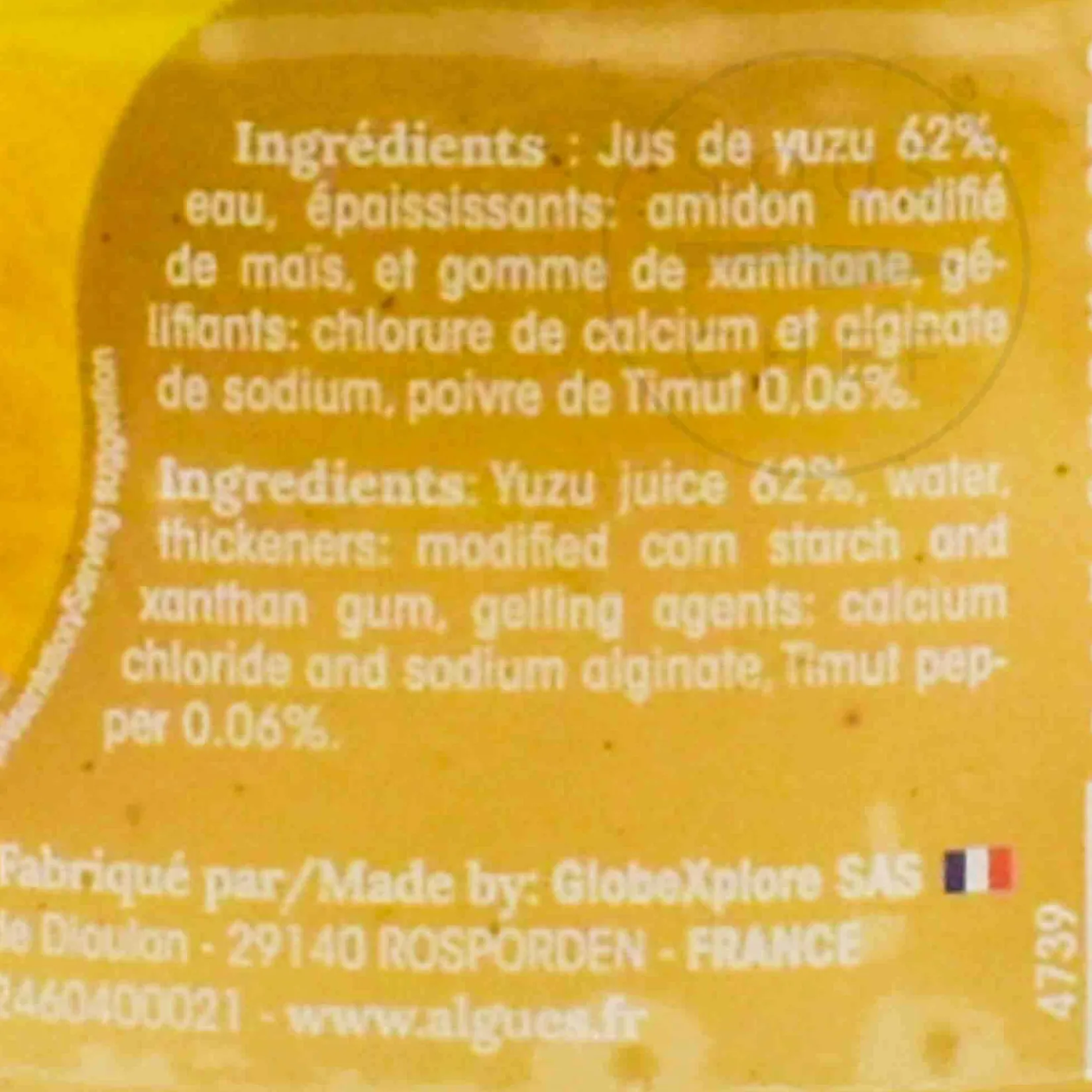 Christine Le Tennier Ingredients Brands|French Ingredients^Yuzu & Timut Pepper Spheres, 250g