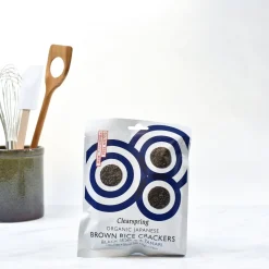 Clearspring Ingredients Brands|Japanese Ingredients^Organic Black Sesame Brown Rice Crackers, 40g
