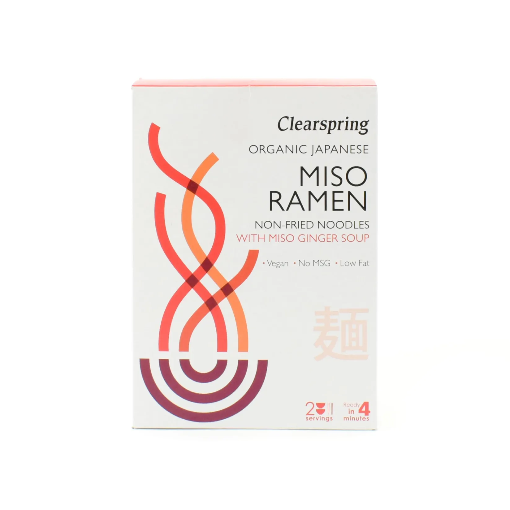 Clearspring Japanese Ingredients|Stock & Bouillon^Organic Miso Soup Ramen Noodles, 210g