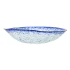 Turkish Tableware Crockery & Dinnerware|Bowls^Cobalt Blue Rim Glass Serving Bowl, 25cm