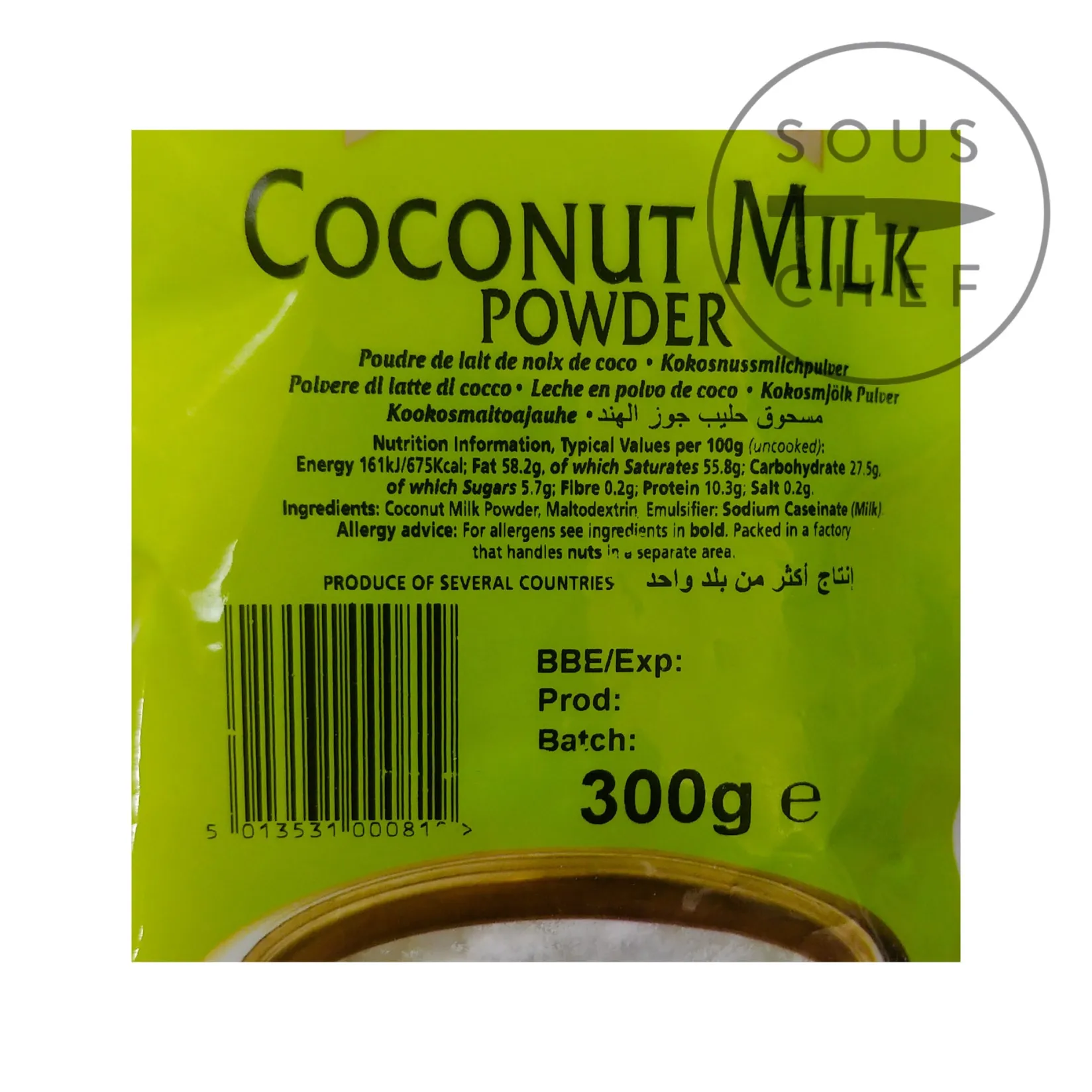 Natco Ingredients Brands|Indian Ingredients^Coconut Milk Powder, 300g