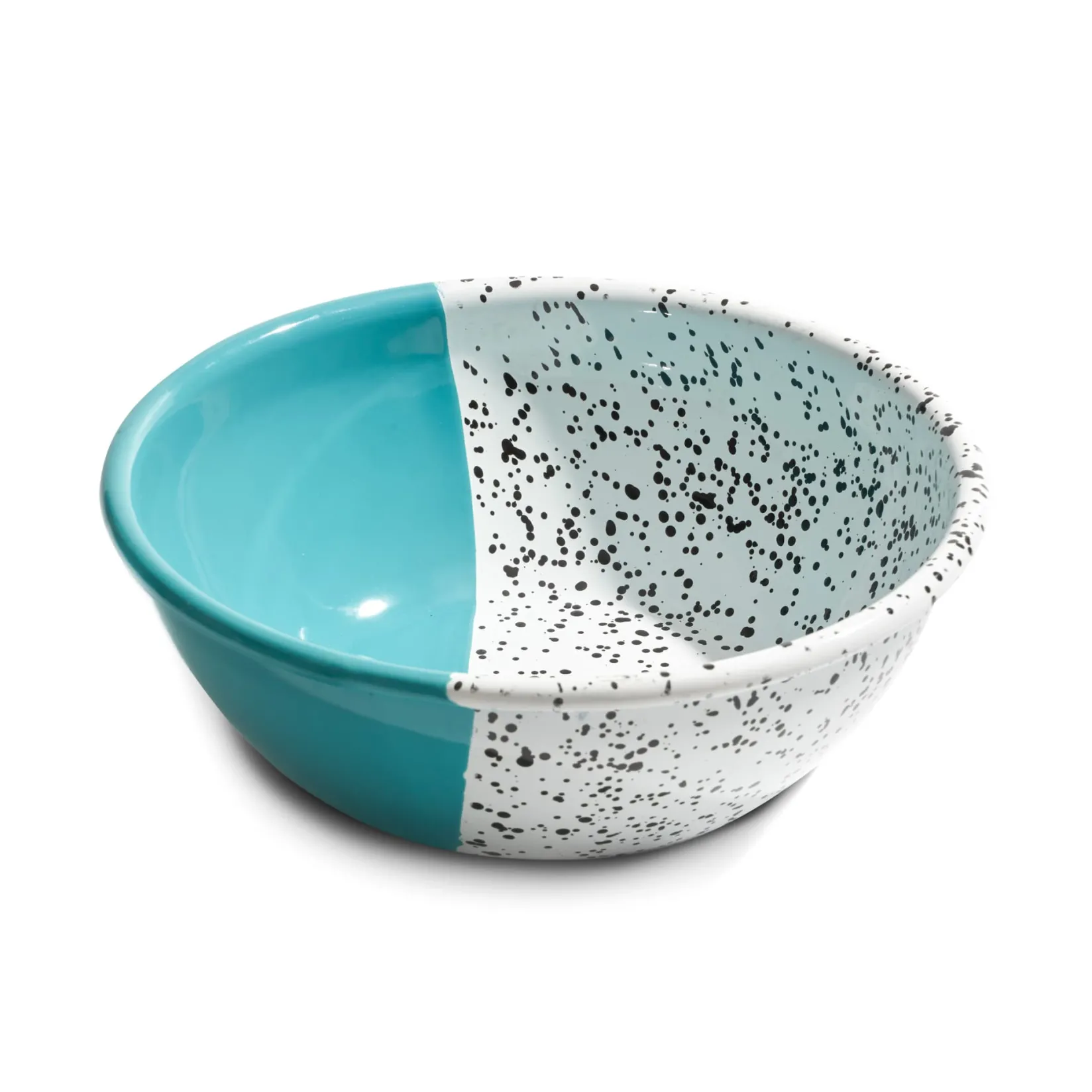 Kapka Enamel Tableware Brands|Middle Eastern Ingredients^Colour Pop Enamel Salad Bowl, Turquoise