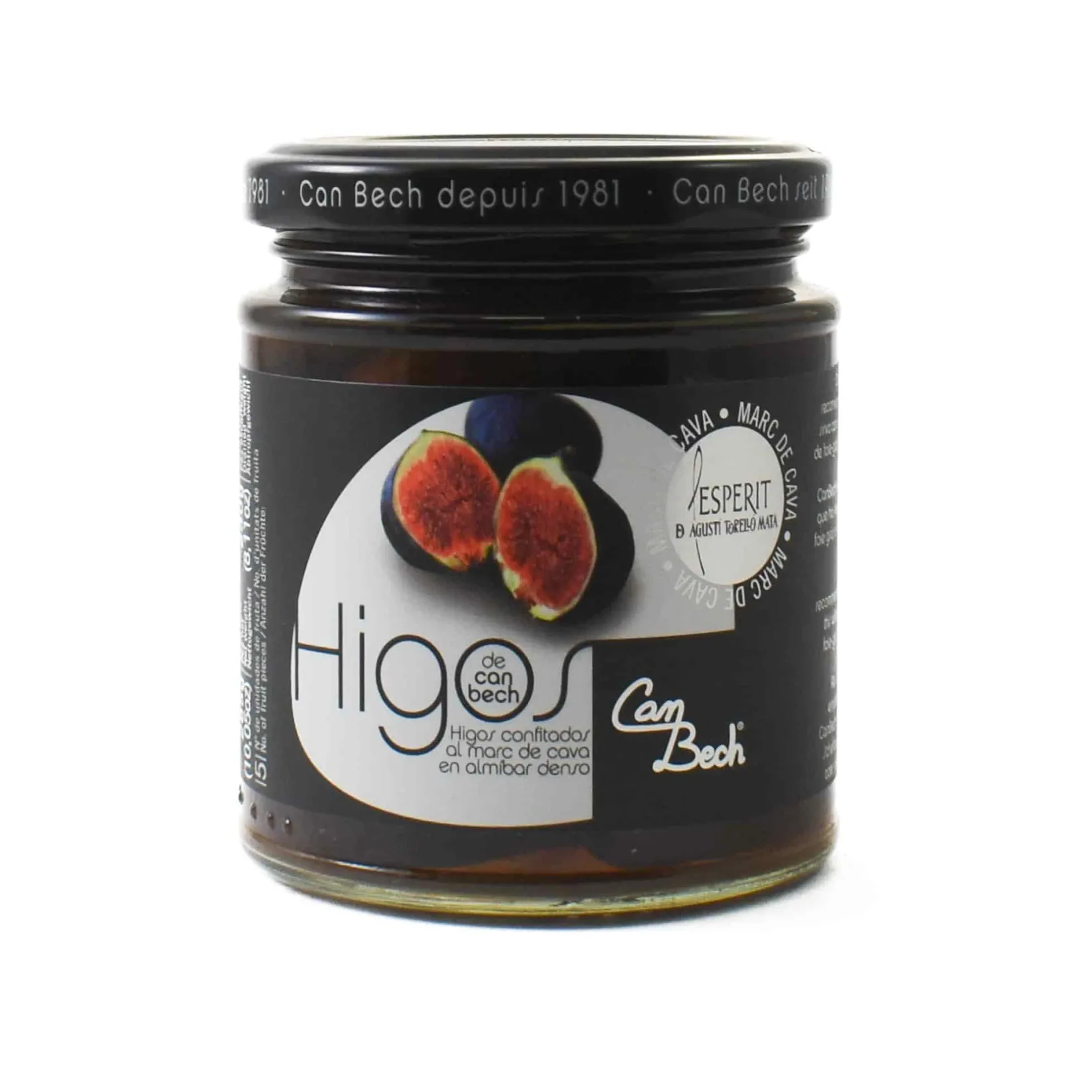 Can Bech Ingredients Brands|Spanish Ingredients^Confit Figs in Marc de Cava Brandy, 230g
