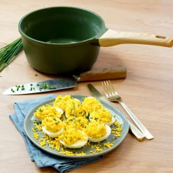 Cookut Pots & Pans^Lightweight Non-Stick Green Mini Saucepan, 16cm, BPA-Free