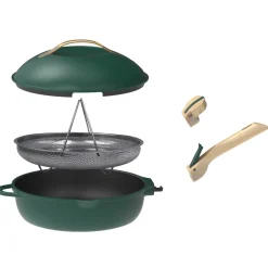 Cookut Pots & Pans^Lightweight Non-Stick Green Fabulous Pan, 28cm, BPA-Free