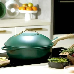 Cookut Pots & Pans^Lightweight Non-Stick Green Fabulous Pan, 28cm, BPA-Free