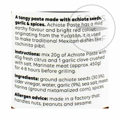 Cool Chile Co Mexican Ingredients|Sauces & Condiments^Achiote Paste, 190g