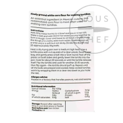 Cool Chile Co Mexican Ingredients|Baking Ingredients^White Masa Harina, 500g