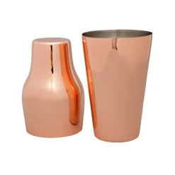 Cocktail'd Cocktail Making & Barware^Copper Plated French Cocktail Shaker, 600ml