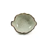 Kiji Stoneware & Ceramics Tableware Brands|Japanese Ingredients^Cream & Pale Green Leaf Dish, 9.8cm