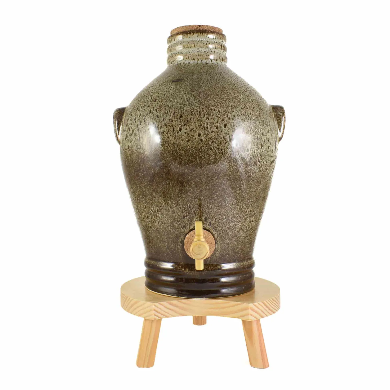 Ceramica Nicola Tableware Brands|Pickling, Preserving & Fermenting Jars^Cream Speckled Vinaigrier, 3L