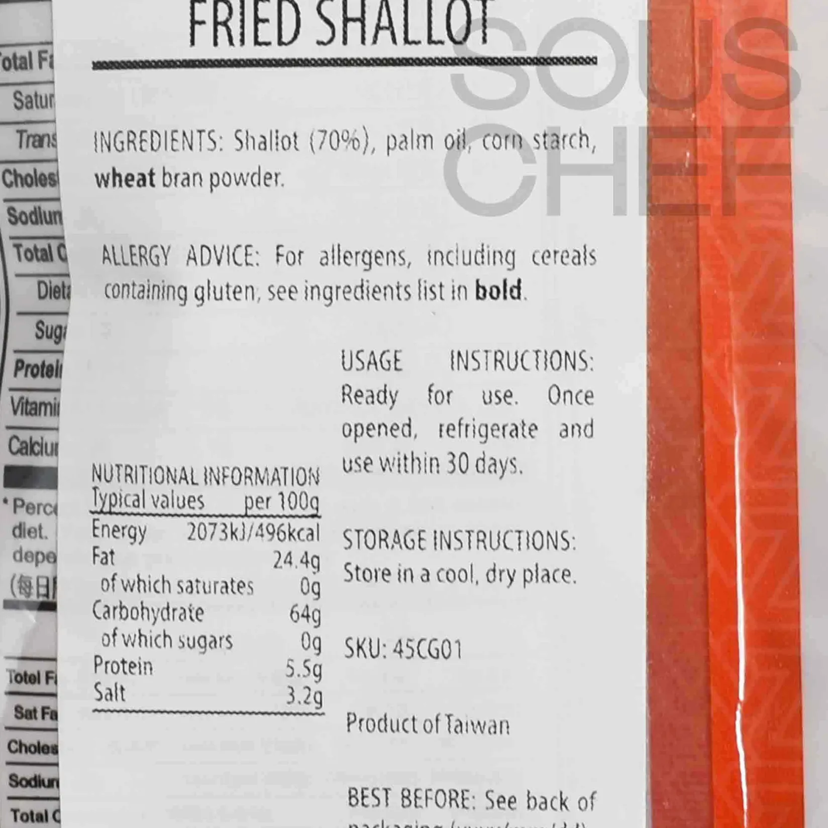 Taipec Ingredients Brands|Herbs & Spices^Crispy Fried Shallot, 150g