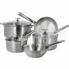 De Buyer Pots & Pans^Alchimy 5 Piece Cookware Set with Lids
