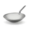 De Buyer Pots & Pans^Carbone Plus Round Based Wok, 35cm
