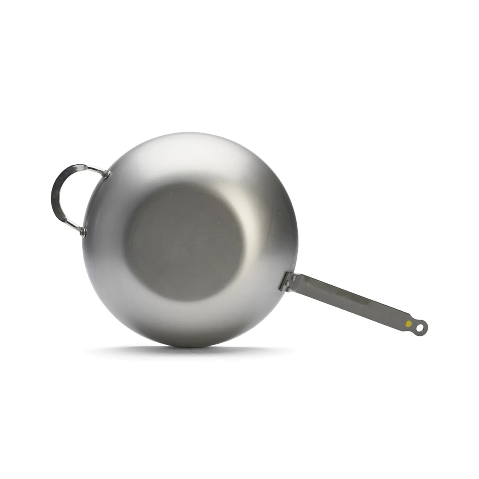De Buyer Pots & Pans^Mineral B Flat Base Wok, 32cm