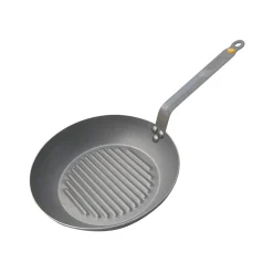 De Buyer French Ingredients|Pots & Pans^Mineral B Griddle Pan, 26cm