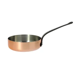 De Buyer French Ingredients|Pots & Pans^Prima Matera Induction-Compatible Copper Saute Pan - Straight