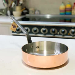 De Buyer French Ingredients|Pots & Pans^Prima Matera Induction-Compatible Copper Saute Pan - Straight