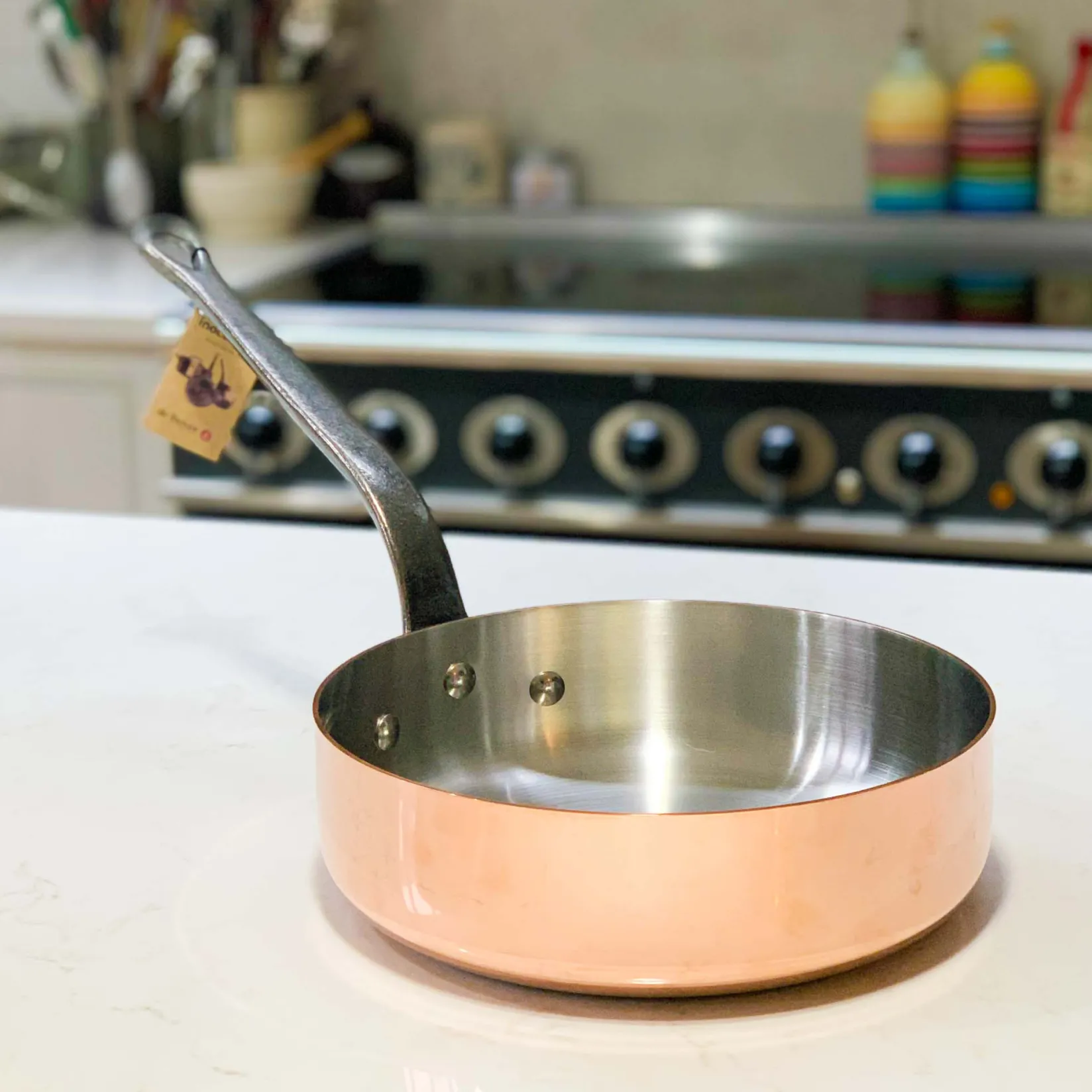 De Buyer French Ingredients|Pots & Pans^Prima Matera Induction-Compatible Copper Saute Pan - Straight
