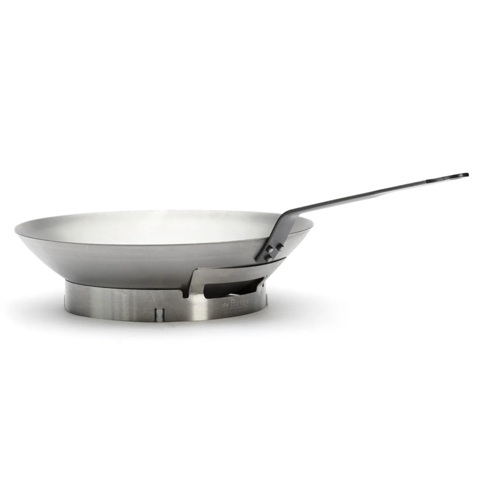 De Buyer Pots & Pans^Stainless Steel Wok Stand for Round Based Woks