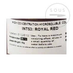 Deco Relief Ingredients Brands|Baking Ingredients^Intense Royal Red Food Colour, 50g