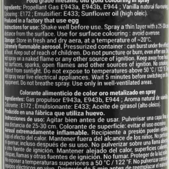 Deco Relief Ingredients Brands|Baking Ingredients^Metallic Antique Gold Spray, 300ml