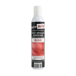 Deco Relief Ingredients Brands|Baking Ingredients^Metallic Ruby Spray, 300ml