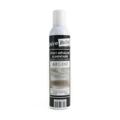 Deco Relief Ingredients Brands|Baking Ingredients^Metallic Silver Spray, 300ml