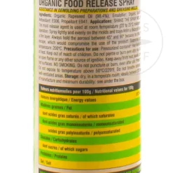 Deco Relief Ingredients Brands|Baking Supplies & Equipment^Organic Food Release Spray, 250ml