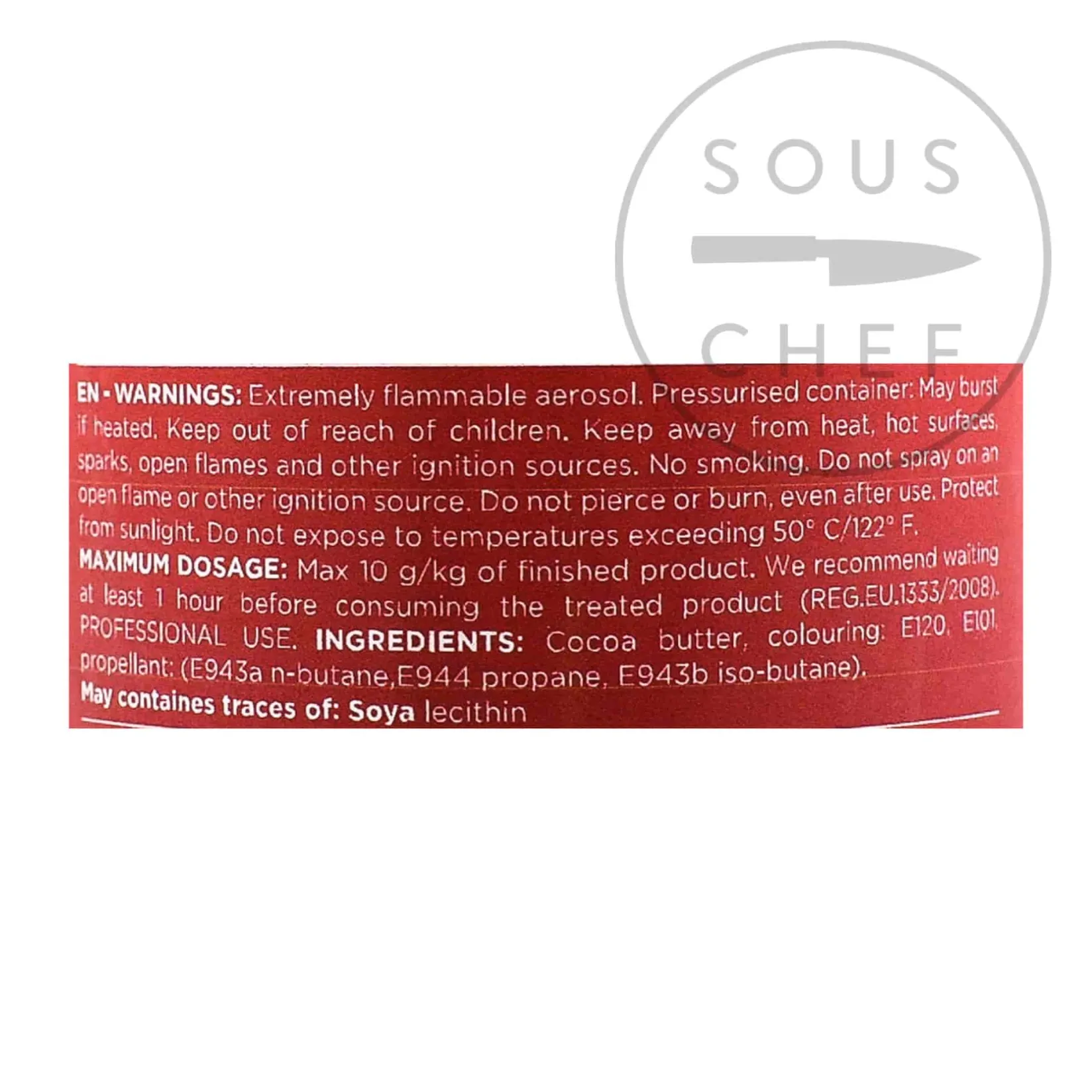 Deco Relief Ingredients Brands|French Ingredients^Red Velvet Spray, 400ml