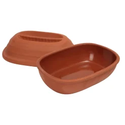 Dexam Pots & Pans^Terracotta Chicken Roaster with Lid, 21x30cm