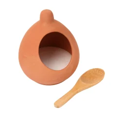 Dexam Table Setting|Kitchen Tools & Utensils^Terracotta Salt Cellar with Spoon