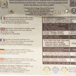 Newlat Food SPA Ingredients Brands|Pasta, Rice & Beans^Di Bari Trofie Pasta, 500g