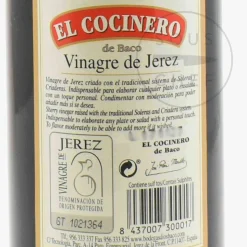 Dios Baco Ingredients Brands|Spanish Ingredients^El Cocinero Sherry Vinegar, 750ml