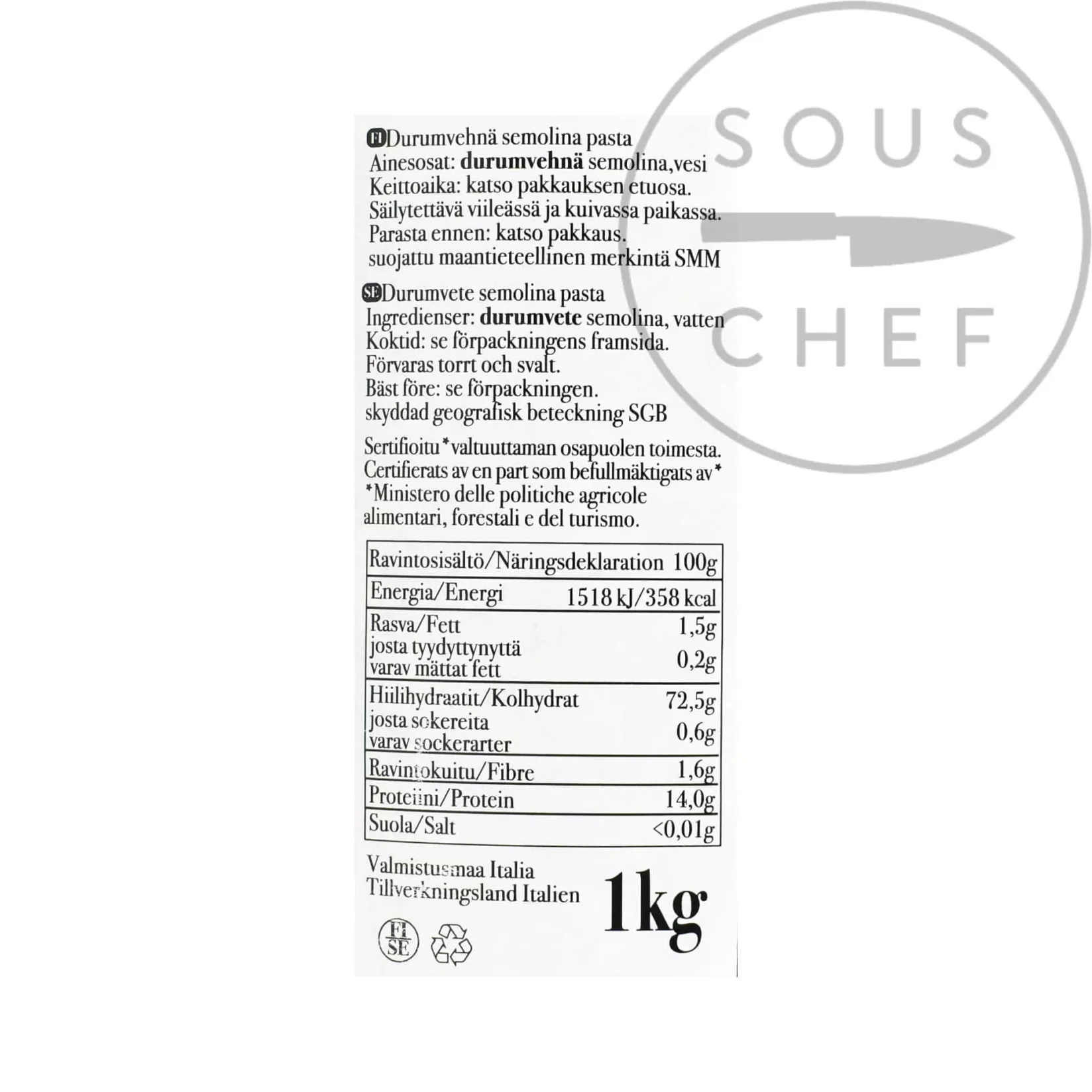 Dolce & Gabbana Ingredients Brands|Italian Ingredients^Gragnano IGP Spaghetti Lunghi, 1kg