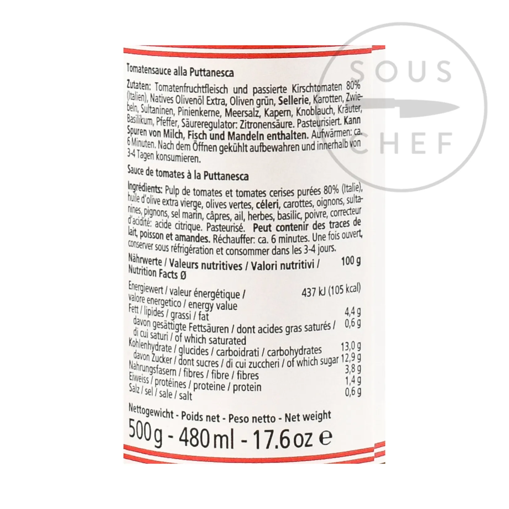 Don Antonio Italian Ingredients|Vegetables^Puttanesca Sauce, 500g