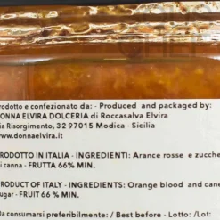Donna Elvira Italian Ingredients|Jam, Honey & Spreads^Blood Orange Mamalade, 210g
