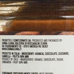 Donna Elvira Ingredients Brands|Italian Ingredients^Orange Chocolate and Cinnamon Marmalade, 210g