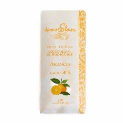 Donna Elvira Italian Ingredients|Chocolate & Sweets^Orange PGI Modican Chocolate Bar, 70g
