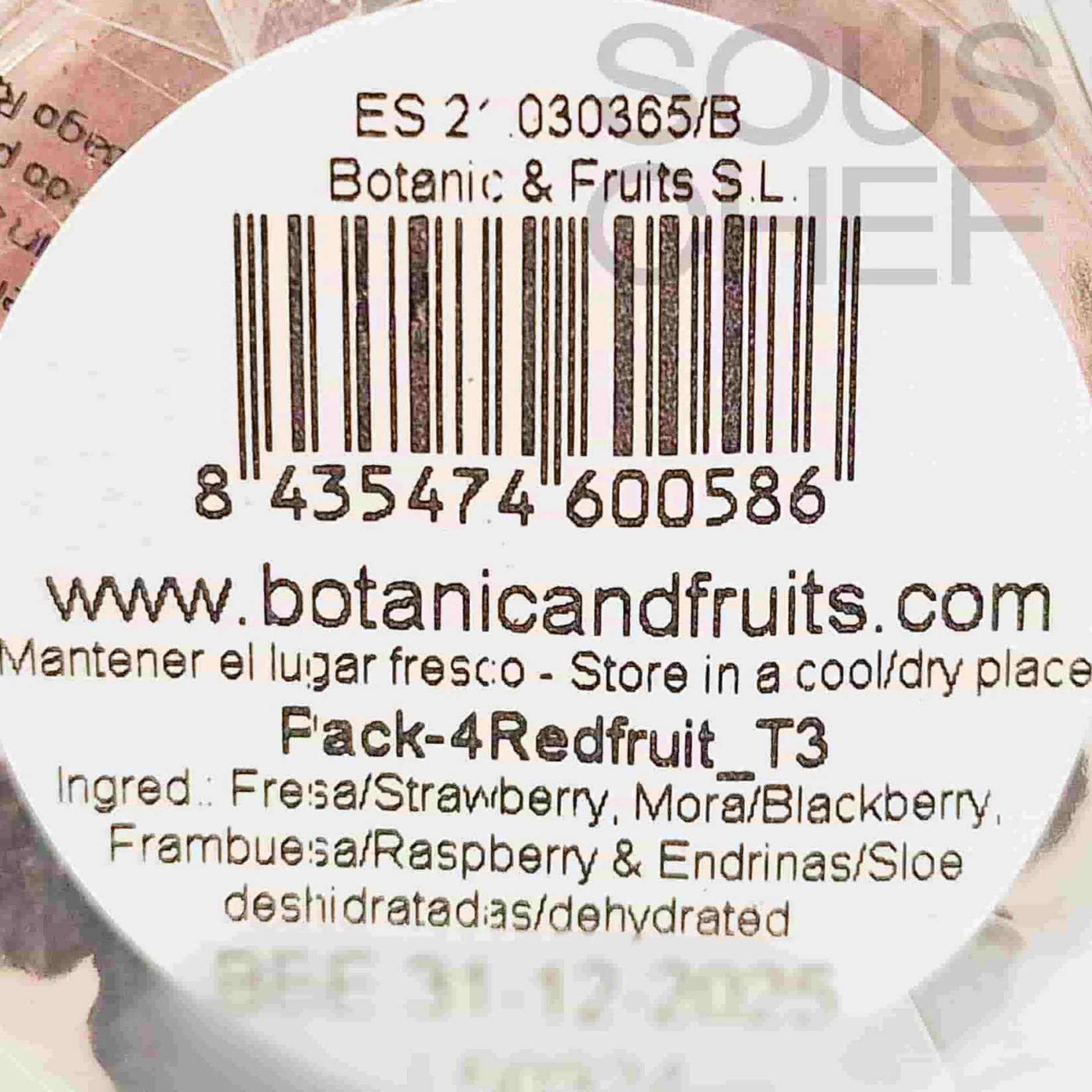 Botanic & Fruits Ingredients Brands|Baking Ingredients^Dried Berries, 20g