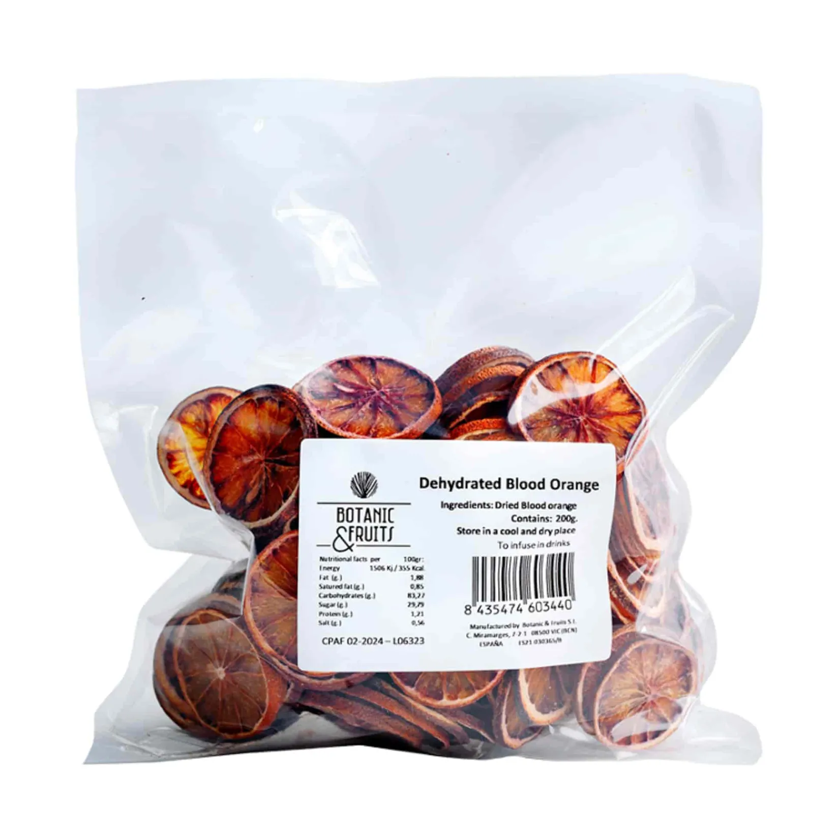 Botanic & Fruits Ingredients Brands|Baking Ingredients^Dried Blood Orange Slices, 200g