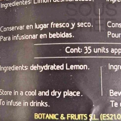 Botanic & Fruits Ingredients Brands|Baking Ingredients^Dried Lemon Slices in Jar, 55g