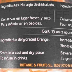 Botanic & Fruits Ingredients Brands|Baking Ingredients^Dried Orange Slices in Jar, 70g