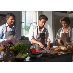 Dutchdeluxes Kitchen Textiles & Clothing^Canvas BBQ Apron in Washed Grey