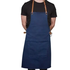 Dutchdeluxes Kitchen Textiles & Clothing^Canvas BBQ Apron in Dark Blue