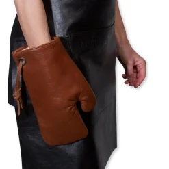 Dutchdeluxes Kitchen Textiles & Clothing^Classic Oven Glove in Classic Brown