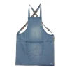 Dutchdeluxes Kitchen Textiles & Clothing^Denim Suspender Apron in Blue