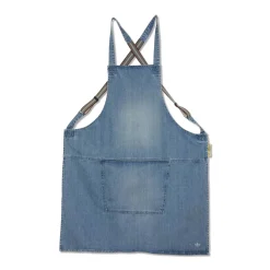 Dutchdeluxes Kitchen Textiles & Clothing^Denim Suspender Apron in Blue