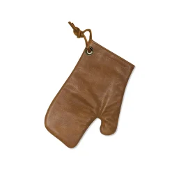 Dutchdeluxes Kitchen Textiles & Clothing^Leather Oven Glove in Vintage Camel