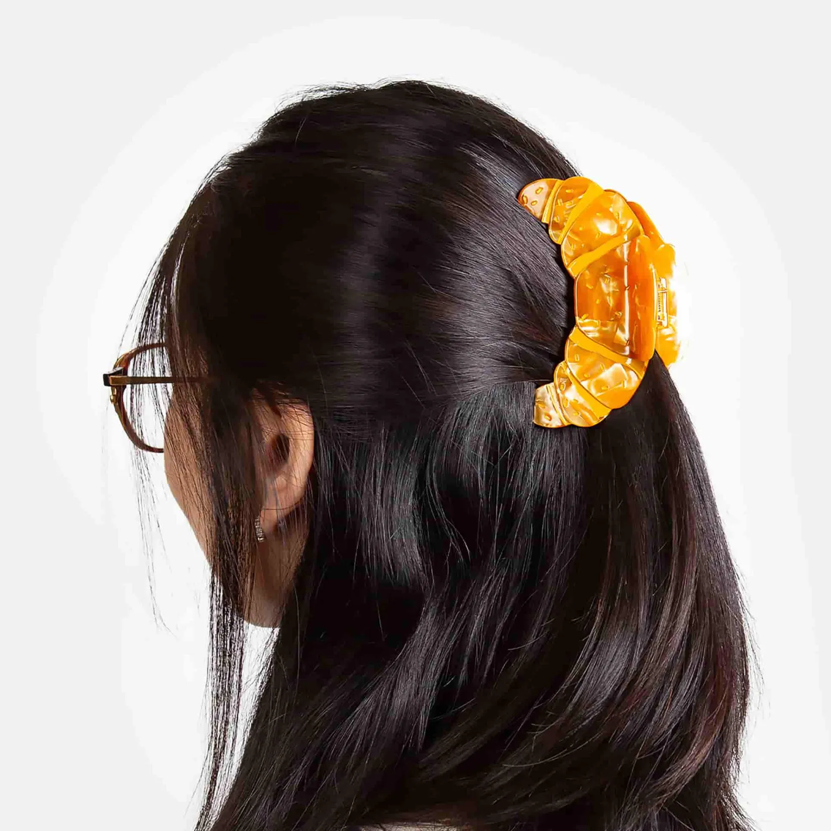 Eat My Socks Tableware Brands^Croissant Hair Claw Clip